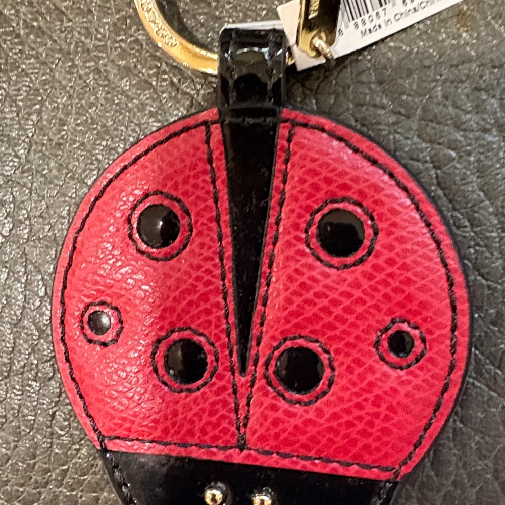 Coach lady bug key chain with duster bag - Picture 2 of 9